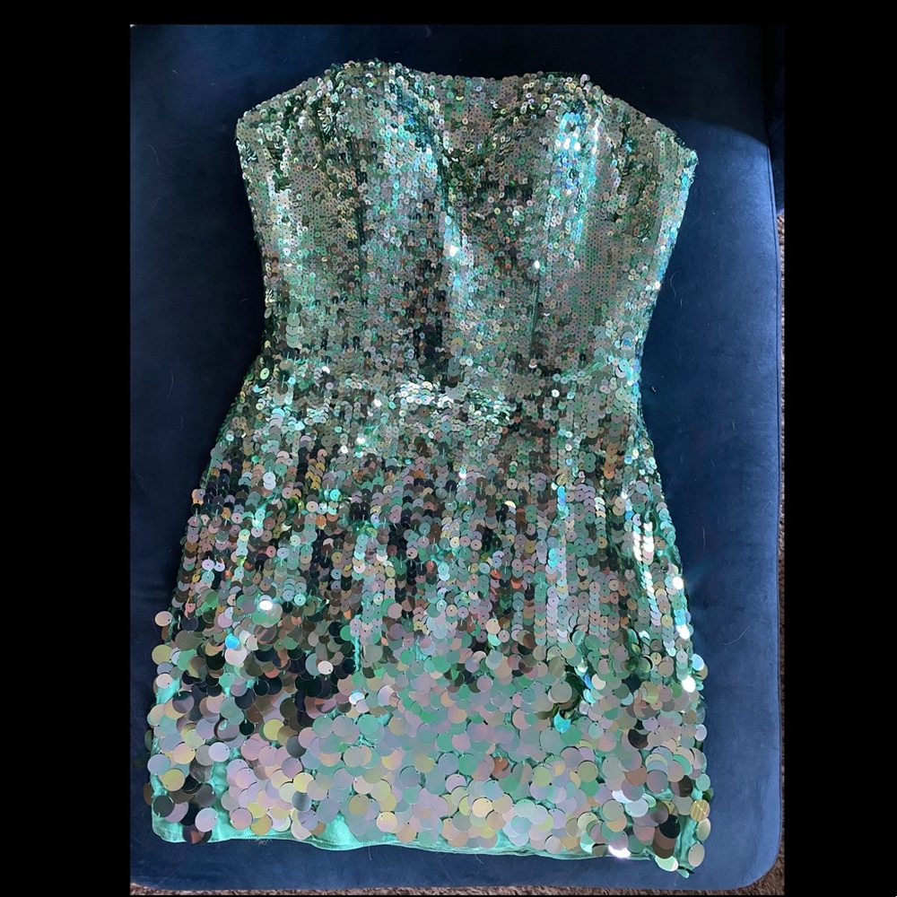 Sherri Hill Cocktail Sequin Dress